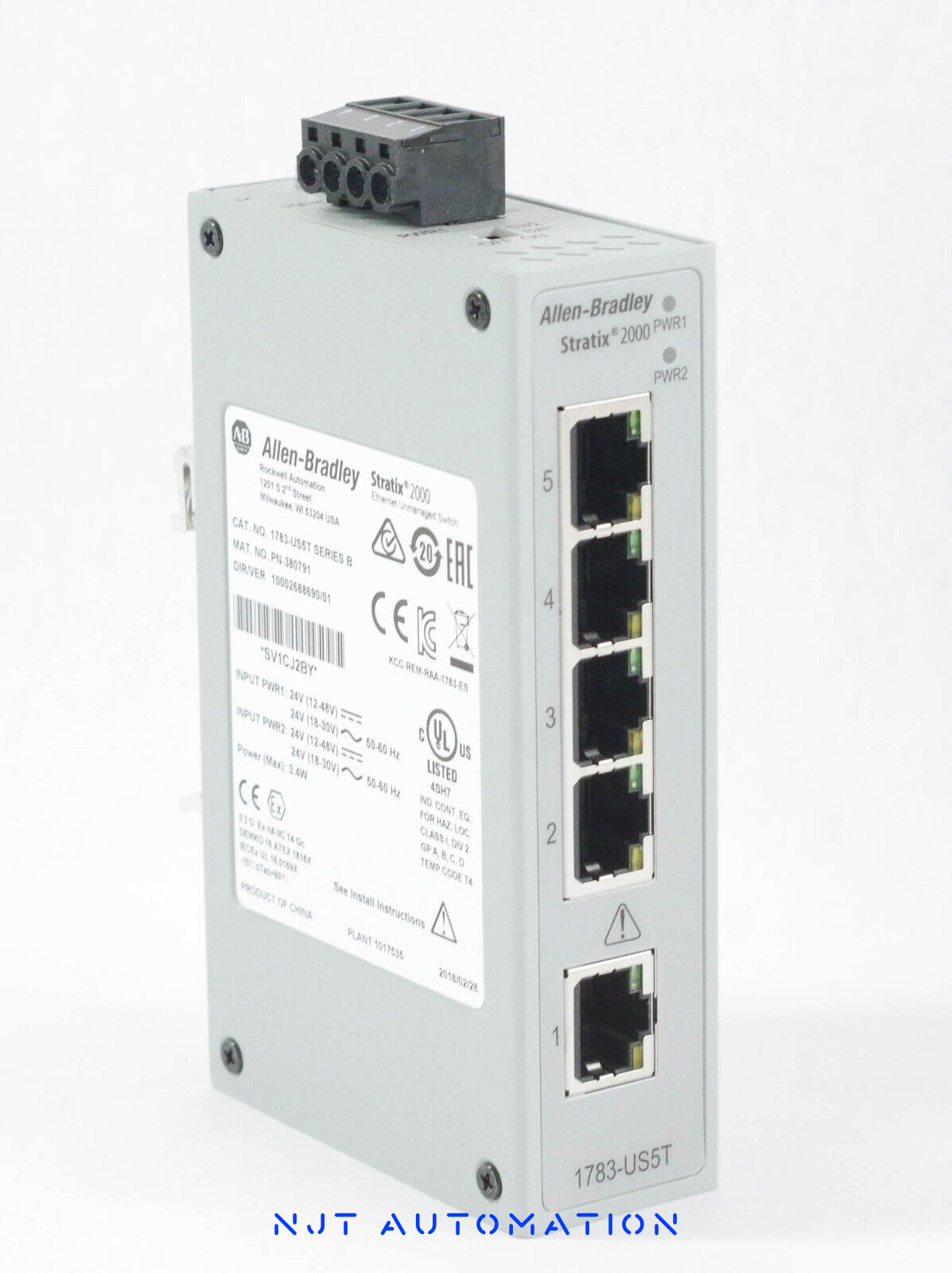 Allen Bradley 1783-US12T Stratix Network Switch – front view